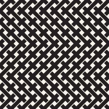 Weave Seamless Pattern. Braiding Background of Intersecting Stripes Lattice Stock Illustration