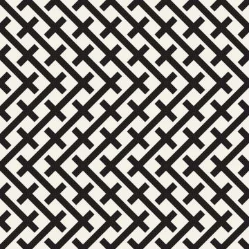 Weave Seamless Pattern. Braiding Background of Intersecting Stripes Lattice Stock Illustration