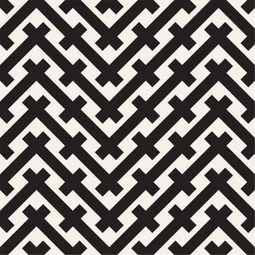 Weave Seamless Pattern. Braiding Background of Intersecting Stripes Lattice イラスト素材