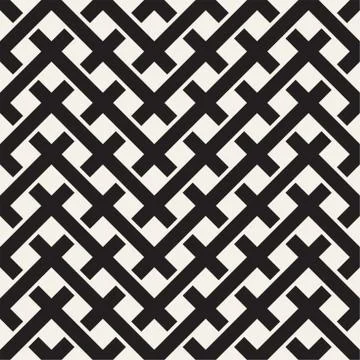 Weave Seamless Pattern. Braiding Background of Intersecting Stripes Lattice 스톡 일러스트