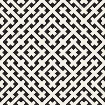 Weave Seamless Pattern. Braiding Background of Intersecting Stripes Lattice Stockillustratie