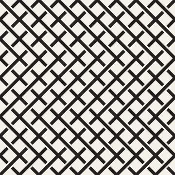 Weave Seamless Pattern. Braiding Background of Intersecting Stripes Lattice 스톡 일러스트