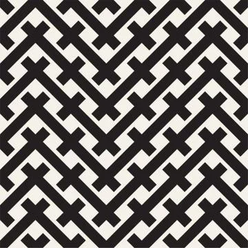 Weave Seamless Pattern. Braiding Background of Intersecting Stripes Lattice Stock Illustration