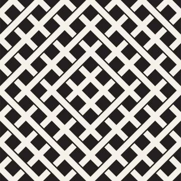 Weave Seamless Pattern. Braiding Background of Intersecting Stripes Lattice Illustrazione stock