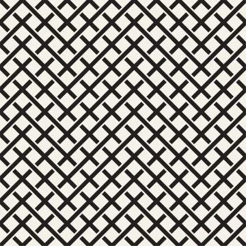 Weave Seamless Pattern. Braiding Background of Intersecting Stripes Lattice Stockillustratie