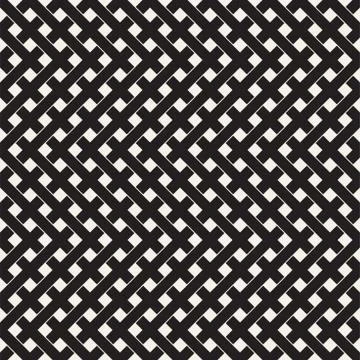 Weave Seamless Pattern. Braiding Background of Intersecting Stripes Lattice Stock Illustration