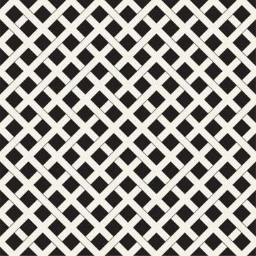 Weave Seamless Pattern. Braiding Background of Intersecting Stripes Lattice.. Stock Illustration
