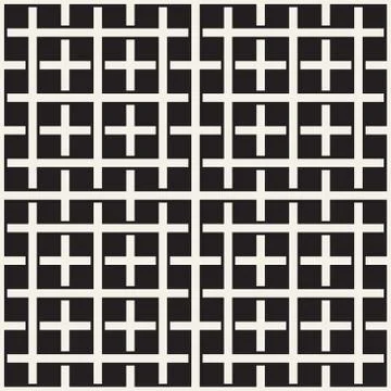 Weave Seamless Pattern. Braiding Background of Intersecting Stripes Lattice.. Stock Illustration