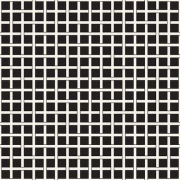 Weave Seamless Pattern. Braiding Background of Intersecting Stripes Lattice.. Illustrazione stock