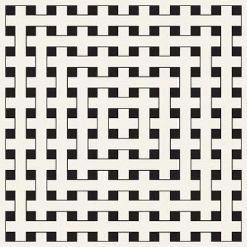 Weave Seamless Pattern. Braiding Background of Intersecting Stripes Lattice.. Stock Illustration