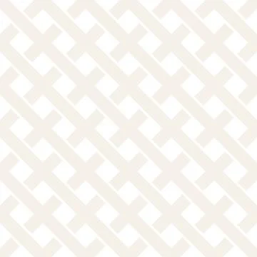 Weave Seamless Pattern. Stylish Repeating Texture. Black and White Geometric イラスト素材
