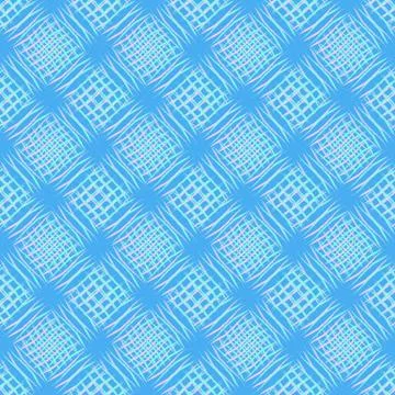 Weave seamless pattern with volume effect. Textured background in neon pastel 스톡 일러스트