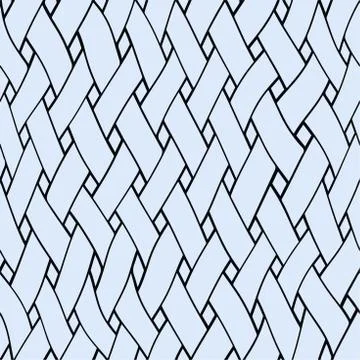 Weave Seamless Vector Pattern illustration Stock Illustration