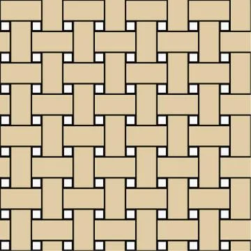 Weave Seamless Vector Pattern illustration Stock Illustration