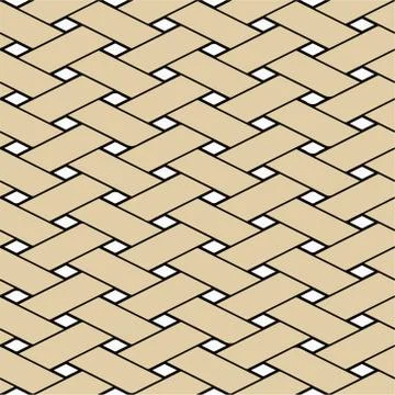 Weave Seamless Vector Pattern illustration Stock Illustration