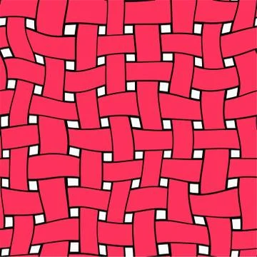 Weave Seamless Vector Pattern illustration Stock Illustration