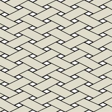Weave Seamless Vector Pattern illustration Stock Illustration