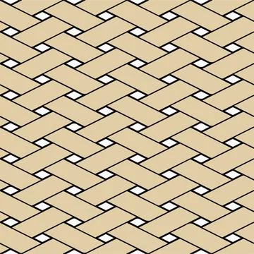 Weave Seamless Vector Pattern illustration Stock Illustration