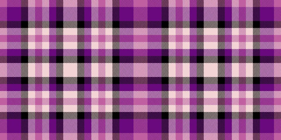 Weave texture pattern check, gorgeous plaid background fabric. Editable tar.. Stock Illustration