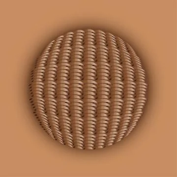 Weaved ball Ilustração Stock