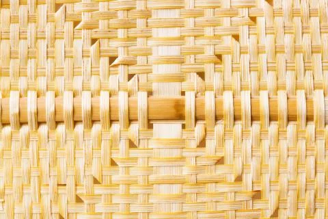 Weaved bamboo texture Stock Photos