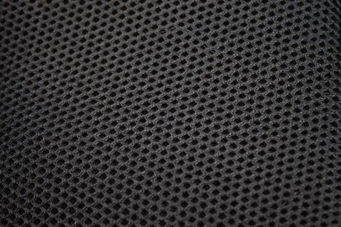 Weaved black fabric texture Stock Photos