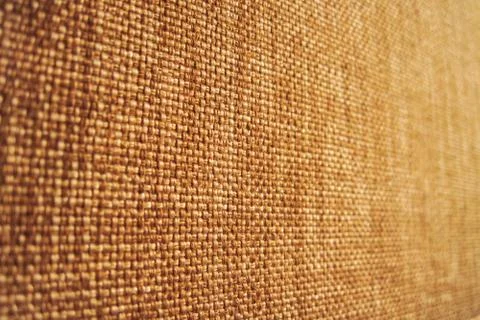 Weaved fabrics background. Perspective view with partly soft focus Stock-Fotos