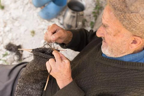 The Weaver of Stories Foto stock