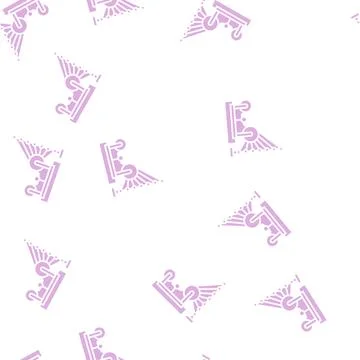 Weaving and warping cotton machine glyph seamless pattern Stockillustratie