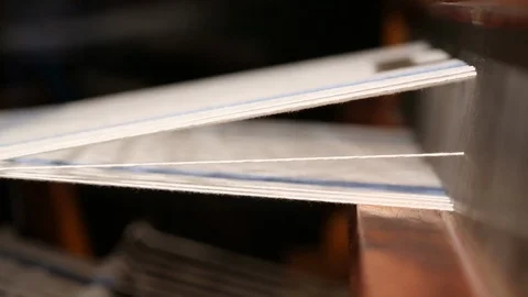 Weaving Close Up Loom And Threads Move Stock-Footage 102137142