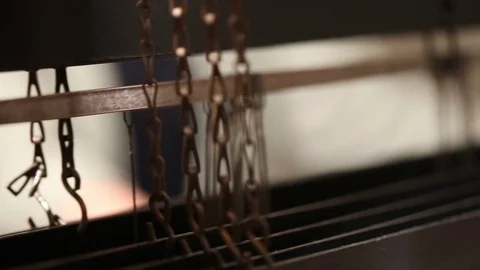 Weaving Close Up Parts Move Tracking Stock-Footage 102137207