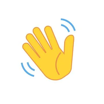 Weaving hand icon isolated on white background Stock Illustration