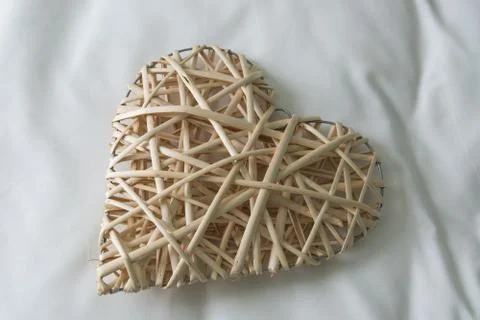 Weaving heart Stock Photos