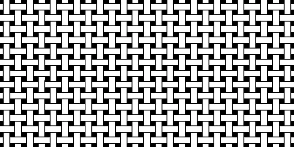 Weaving Lines Motifs Pattern Long Berkah Visual BW 스톡 일러스트