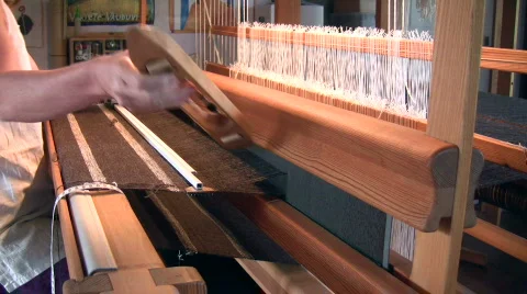 Weaving loom 動画素材 523223