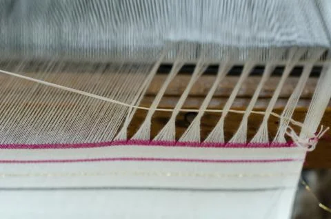 Weaving loom Stock Photos