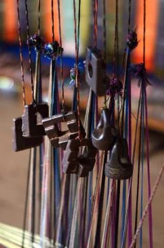 Weaving Loom Weights Stock Photos