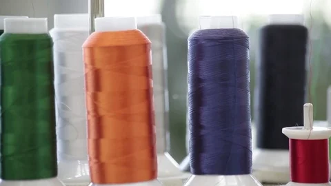 Weaving machine Stock Footage 74520302