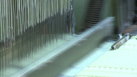 Weaving machine Stock Footage 78088451