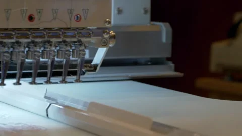 Weaving machine Stock Footage 169076504