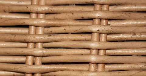 Weaving from paper tubes,handmade Stock Photos