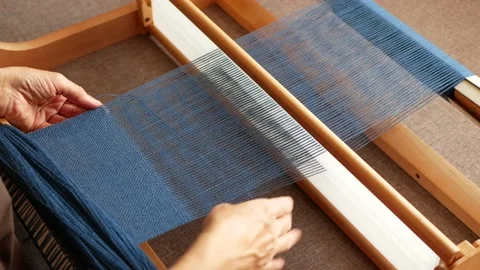 Weaving process Stock Footage 142278055