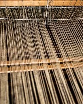 Weaving process Stock Photos