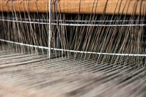 Weaving process Stock Photos