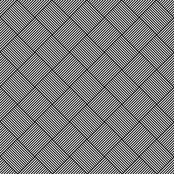 Weaving seamless pattern Stock Illustration