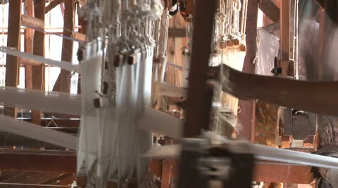 Weaving workshop Stock Footage 3926448