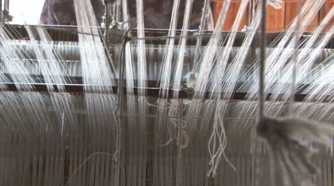 Weaving workshop Stock Footage 3939772
