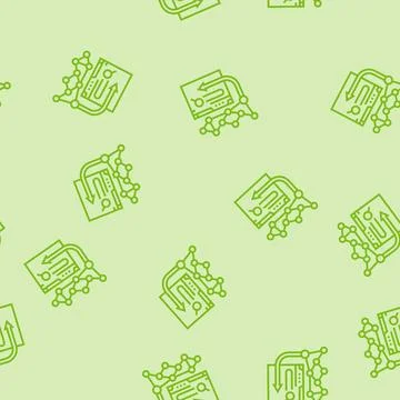 Web 2.0 seo line seamless pattern Illustrazione stock