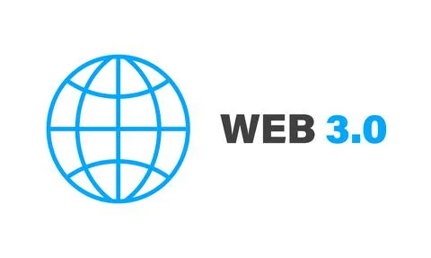 Web 3.0 advanced internet technology banner. Suitable for applications or web Stock Illustration