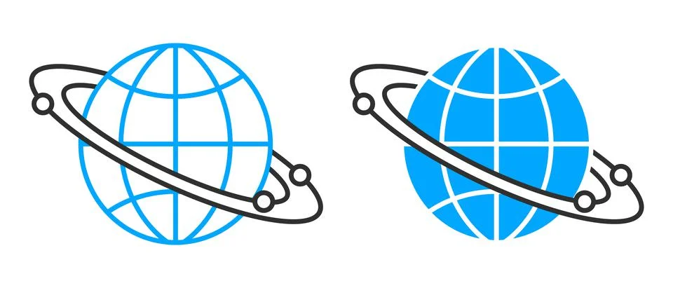 Web 3.0 advanced internet technology icons. Suitable for applications or web Stock Illustration